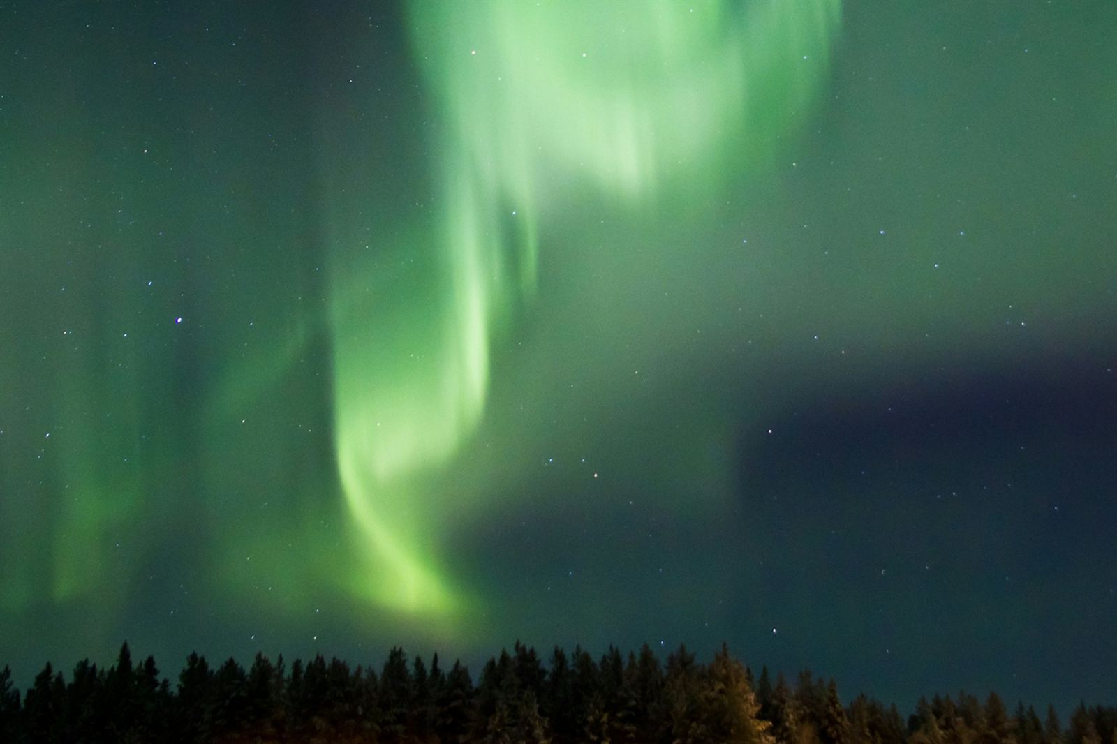 Northern lights over Sörbyn