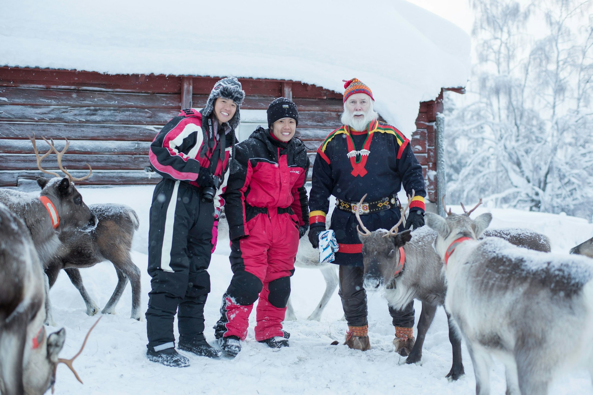 Besök hos en samisk familj