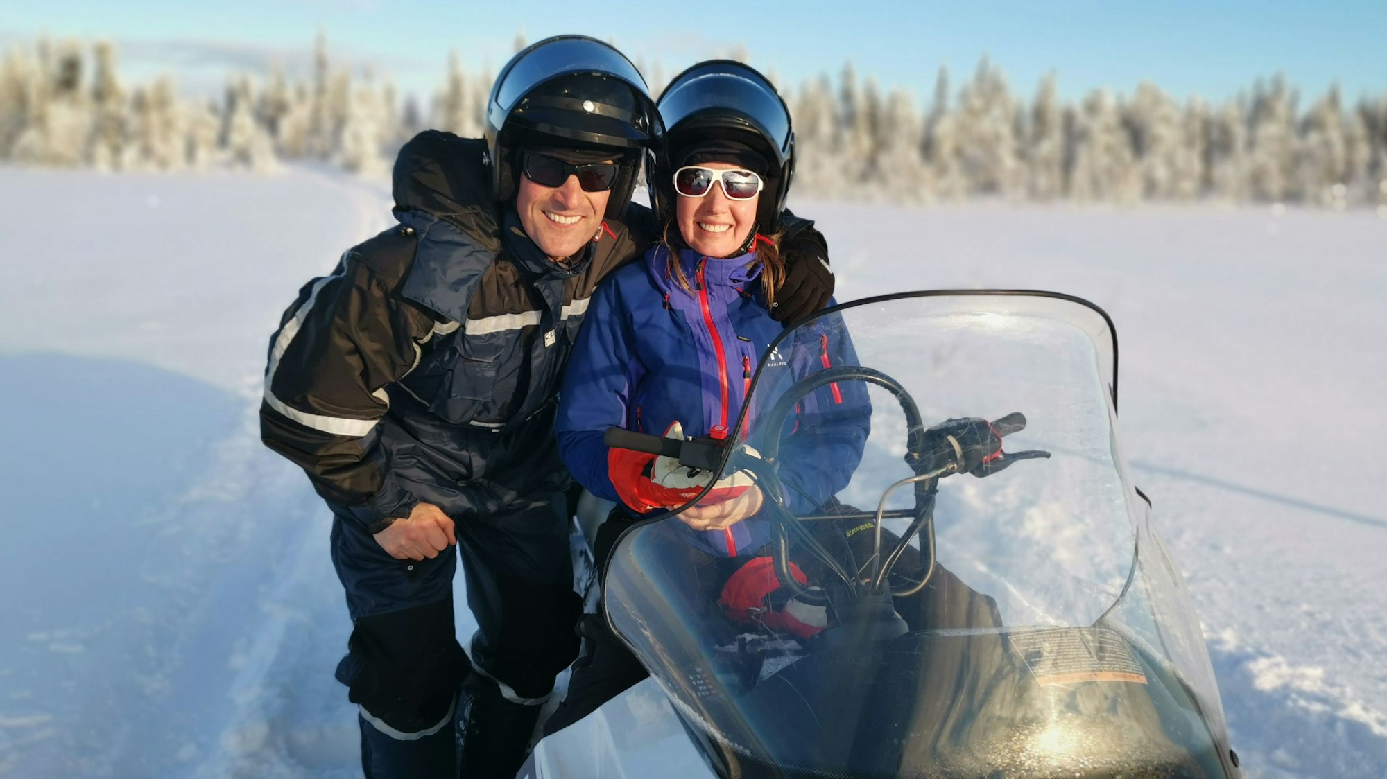 Snöskotersafari halvdag