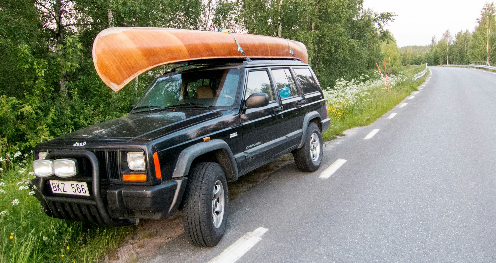 Kanottur i stilla vatten